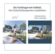 Arlo Kabellose Essential Video-Türklingel weiß WLAN Bewegungsmelder Nachtsicht Sirene-thumb-4