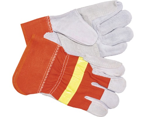 Arbeitshandschuhe aus Leder und Textil