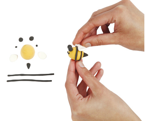 Bastelanleitung: Modellieren einer Biene aus Modelliermasse