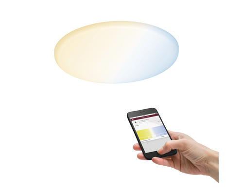 Deckenleuchte mit Smartphone-Steuerung zur Anpassung der Farbtemperatur