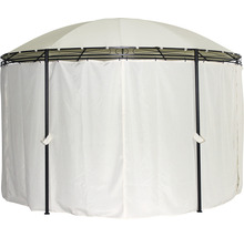 Gartenpavillon mit Vorhängen für den Außenbereich