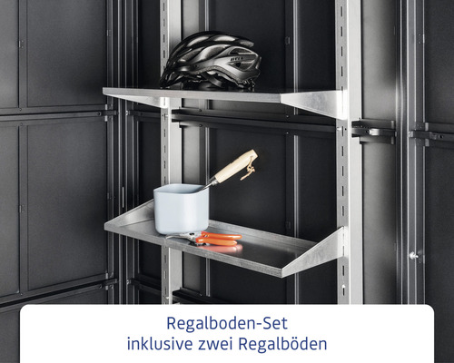 Regalboden-Set mit zwei Regalböden zur Aufbewahrung von Gegenständen