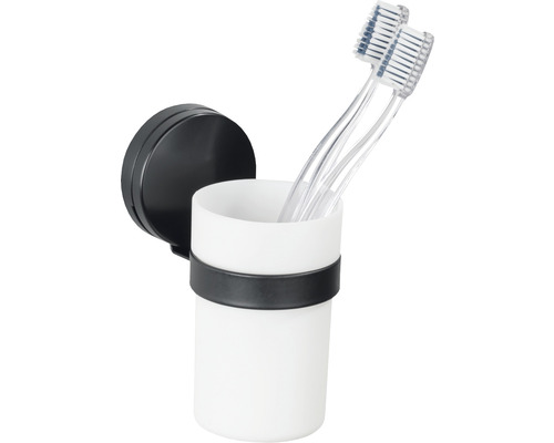 Wand-Zahnbürstenhalter mit zwei Zahnbürsten