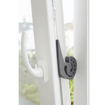 Fenster mit Fenstergriff und Fenstersicherung