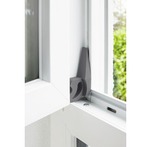 Grauer Fensterkeil zur Fenstersicherung