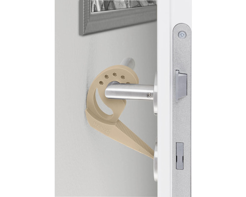 Türstopper aus Kunststoff zum Schutz von Wand und Türklinke