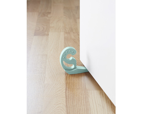 Türstopper aus Kunststoff vor einer Tür