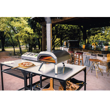 Ooni Karu 12 Pizzaofen Outdoor Multi-Brennstoff Holz Holzkohle 40 x 80 cm Edelstahl tragbar maximale Flexibilität und Temperatursteuerung-thumb-5