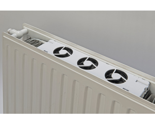 Heizkörper mit Heizkörperlüfter zur Effizienzsteigerung