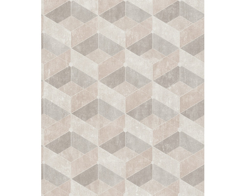 Tapete mit geometrischem Würfelmuster