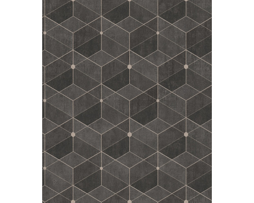 Tapete mit geometrischem Würfelmuster