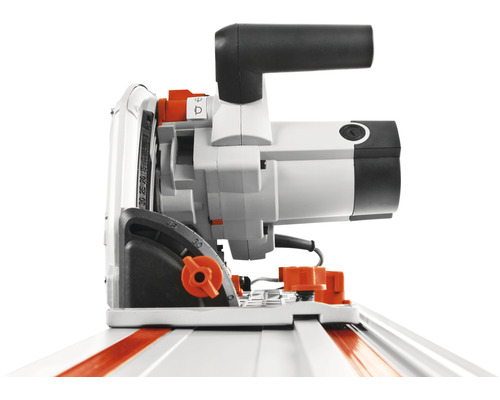 Tauchsäge auf Führungsschiene