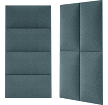 Wandkissen Salva grünblau Gewebte-Optik 30 x 60 cm