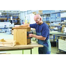 Novus Elektrotacker J-105 für Feindraht- und Flachdrahtklammern bis 14 mm und Nägel bis 16 mm