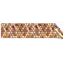 Wandaufkleber mit Korkenmotiv