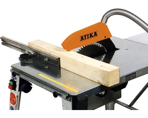 Atika Tischkreissäge mit Holzwerkstück