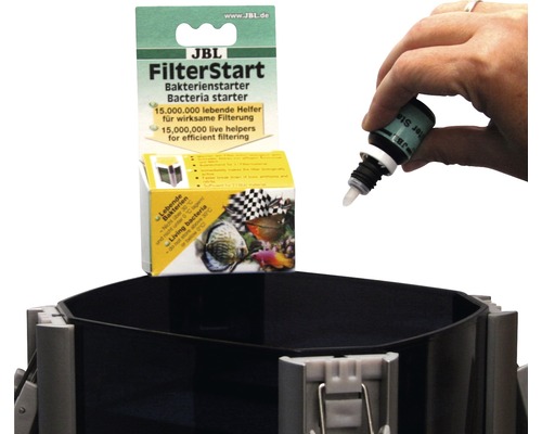 JBL Filterstart Bakterienstarter mit Tropfflasche zur Wasseraufbereitung im Aquariumfilter