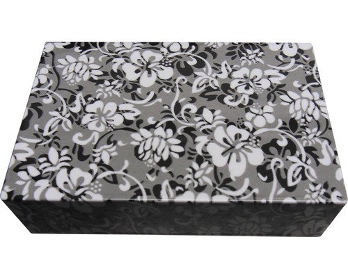 Dekorative Aufbewahrungsbox mit floralem Muster