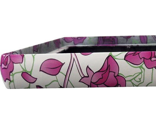 Dekoratives Tablett mit Rosenmuster