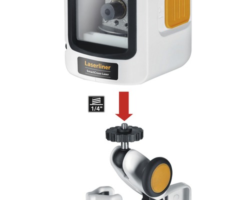 Laserliner SmartCross-Laser mit Stativanschluss 1/4 Zoll