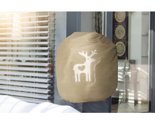 Dekorativer Sitzsack mit Hirschmotiv für den Innenbereich