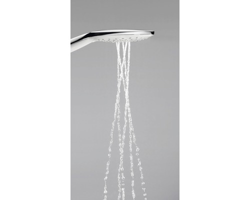 Handbrause mit fließendem Wasser