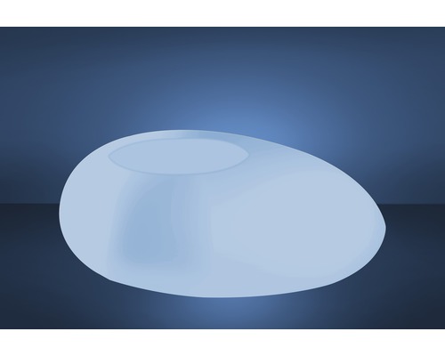 Dekorative Lichtschale in Eiform