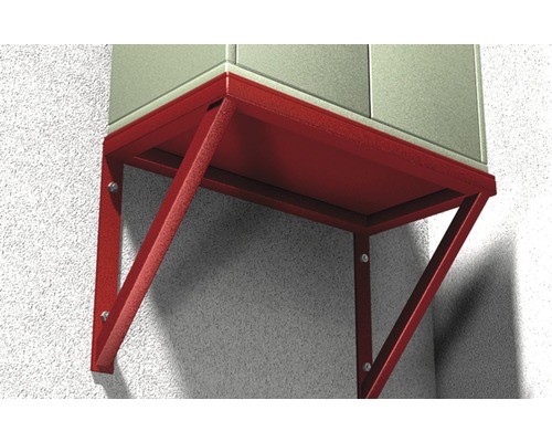 Regalhalterung aus Metall zur Wandmontage