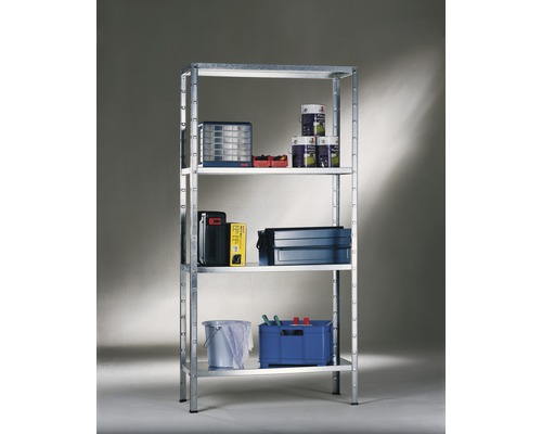 Regal mit fünf Ablageflächen zur Lagerung von Gegenständen