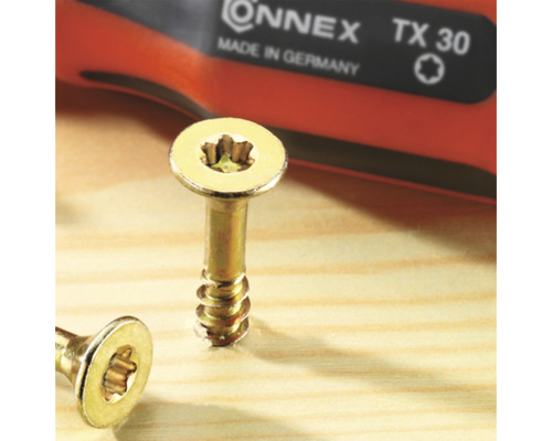 Holzschrauben mit Torx Antrieb und Senkkopf