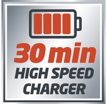Symbol für ein 30-Minuten-Schnellladegerät