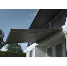 Kassettenmarkise Sonnino 2,5x1,5 Stoff Uni dunkelgrau Gestell RAL 7022 umbragrau inkl.Motor, Fernbedienung und LED Beleuchtung-thumb-6 Kassettenmarkise Sonnino 2,5x1,5 Stoff Uni dunkelgrau Gestell RAL 7022 umbragrau inkl.Motor, Fernbedienung und LED Beleuchtung-thumb-6