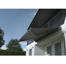 Kassettenmarkise Sonnino 2,5x1,5 Stoff Uni dunkelgrau Gestell RAL 7022 umbragrau inkl.Motor, Fernbedienung und LED Beleuchtung-thumb-10 Kassettenmarkise Sonnino 2,5x1,5 Stoff Uni dunkelgrau Gestell RAL 7022 umbragrau inkl.Motor, Fernbedienung und LED Beleuchtung-thumb-10