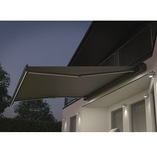 Kassettenmarkise Sonnino 2,5x1,5 Stoff Uni dunkelgrau Gestell RAL 7022 umbragrau inkl.Motor, Fernbedienung und LED Beleuchtung-thumb-11 Kassettenmarkise Sonnino 2,5x1,5 Stoff Uni dunkelgrau Gestell RAL 7022 umbragrau inkl.Motor, Fernbedienung und LED Beleuchtung-thumb-11