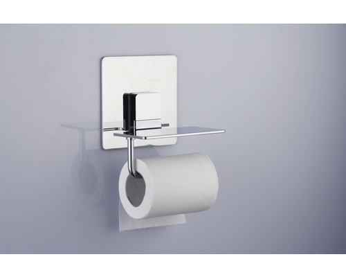 Toilettenpapierhalter aus Metall zur Wandmontage mit Toilettenpapierrolle