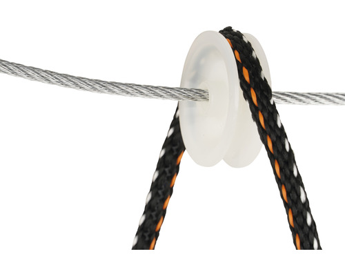 Seilrolle Mamutec Polyamid Ø 40 mm für 6 mm Seile