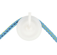 Seilrolle mit farbigem Seil