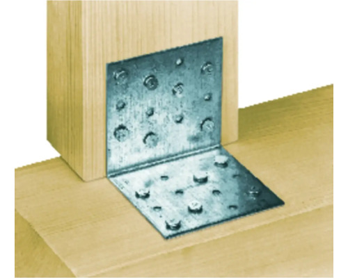 Winkelverbinder aus Metall zur Holzverbindung
