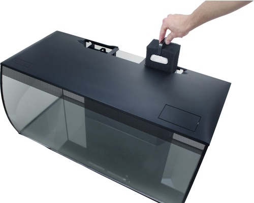 Aquarium mit Filterreinigung