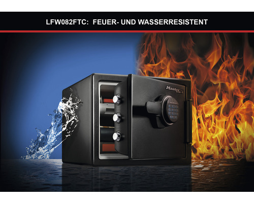 Feuer- und wasserresistenter Tresor mit digitalem Schloss von Master Lock