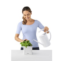 Blumentopf Lechuza Cube Color Kunststoff 14x14x14 cm weiß inkl. Erdbewässerungssystem und Wasserstandsanzeiger-thumb-11
