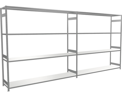 Metallregal mit mehreren Ebenen zur Lagerung