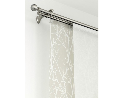 Gardinenstange mit Flächenvorhang und Baumdesign