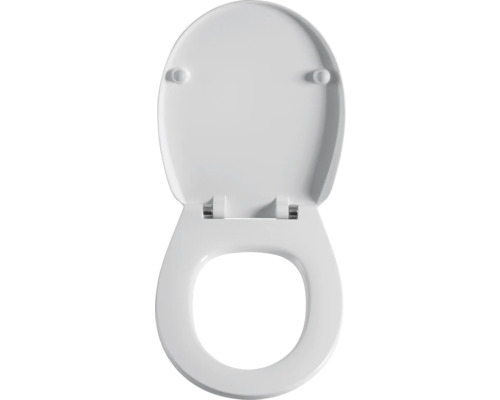Toilettensitz aus Kunststoff, offene Position