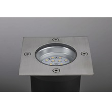 Paulmann Plug & Shine LED Bodeneinbaustrahler eckig IP65 3,6W 300 lm 3000 K silber 230/24 V