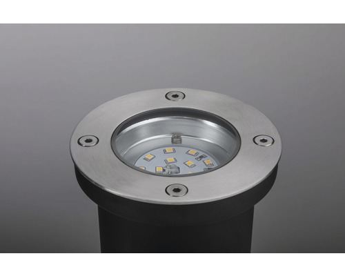 Bodeneinbaustrahler mit LED-Leuchtmittel