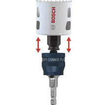 Lochsäge mit Bosch Power Change Plus Adapter