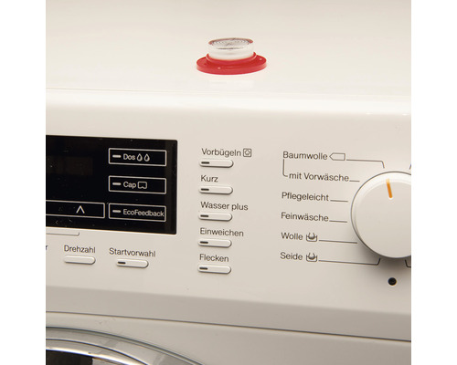 Waschmaschine mit abnehmbarem Einfüllstutzen