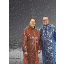 Personen in Regenmänteln bei Regenwetter