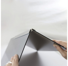 Rückwand Profil Ecke für Decodesign innen Mokka Länge 210 cm